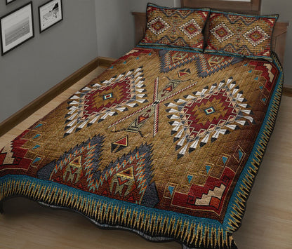 Native American Pow Wow Quilt Bedding Set Pi200501S1 - Amaze Style™-Quilt