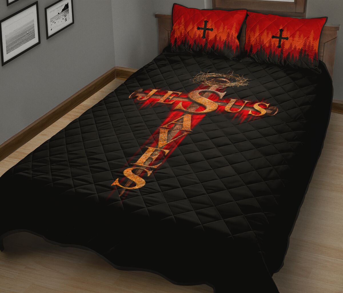 Jesus Saves - Jesus Quilt Bedding Set TA