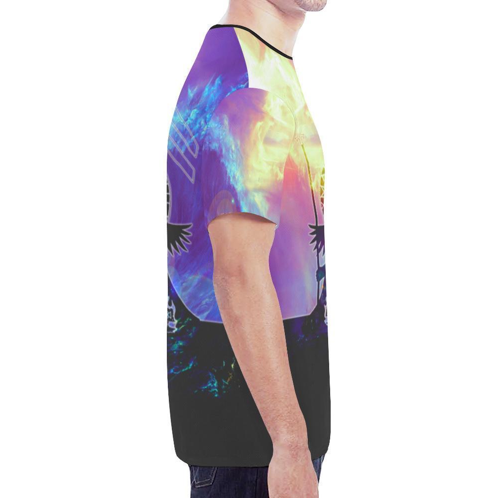 Viking T-shirt - Valknut In The Storm A6 - Amaze Style™-NEW ALL OVER PRINT T-SHIRTS