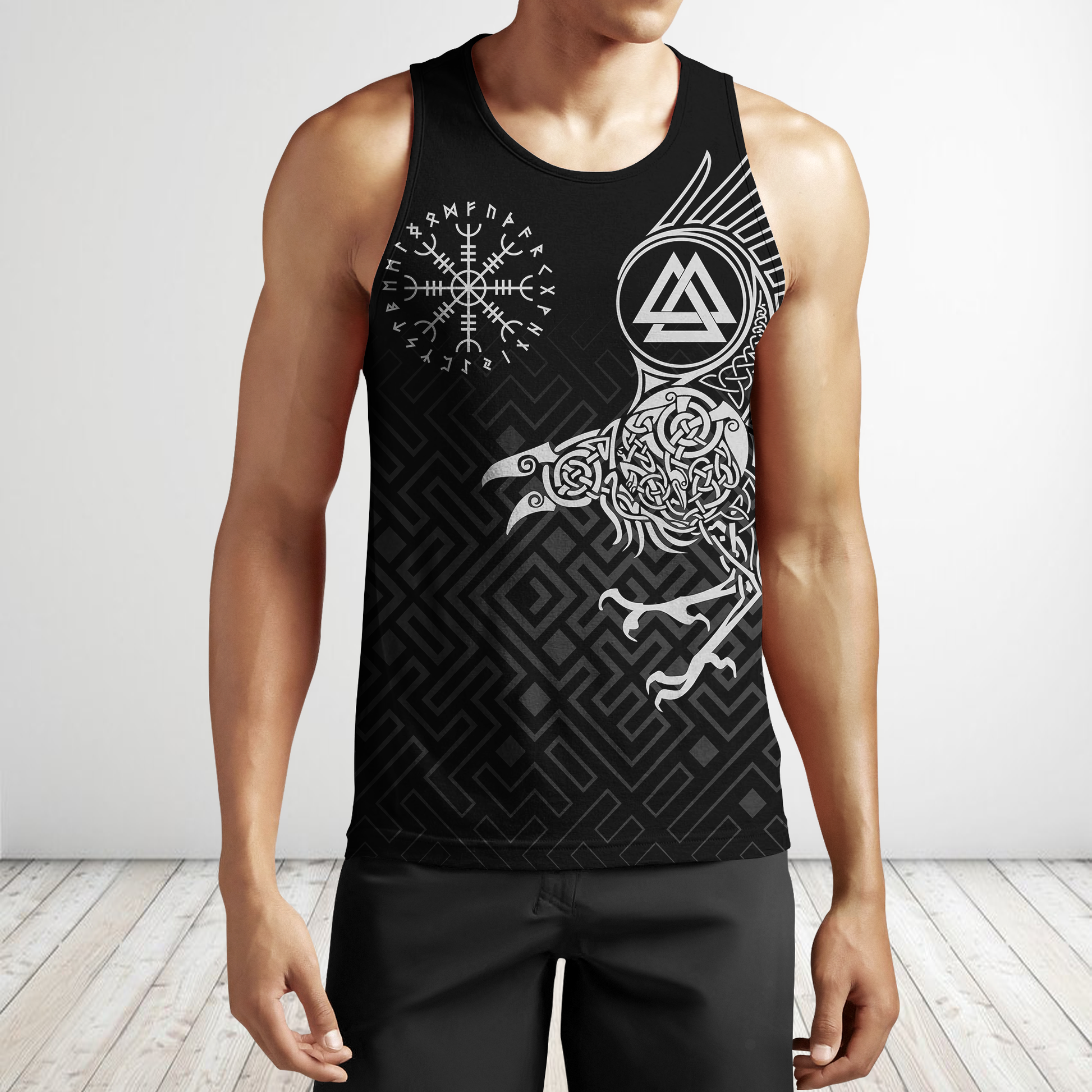 The Raven of Odin - Tattoo Style - Amaze Style™-Apparel
