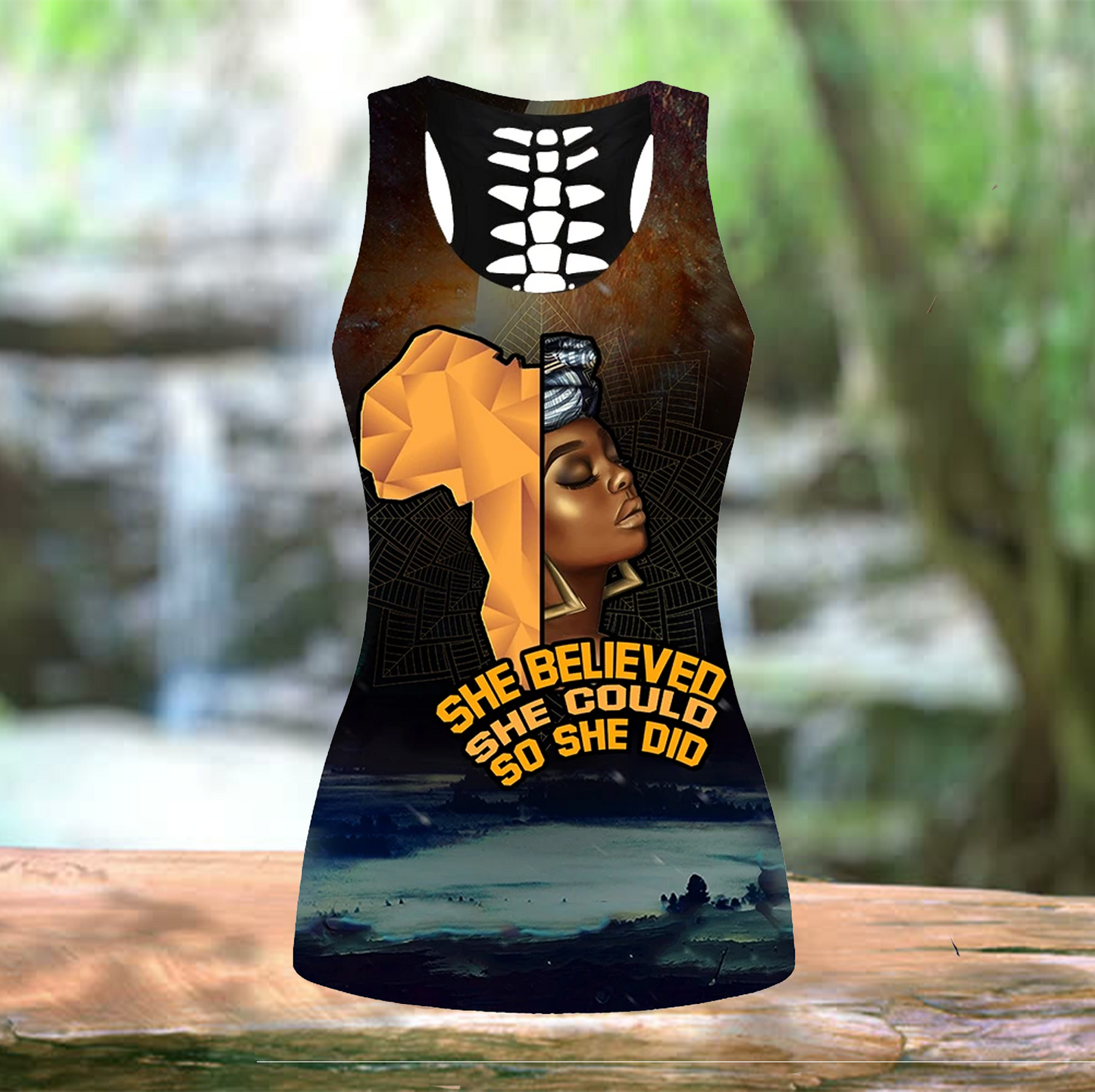 She Believed African Culture Legging & Tank top ML240601-Apparel-ML-No Legging-S-Vibe Cosy™