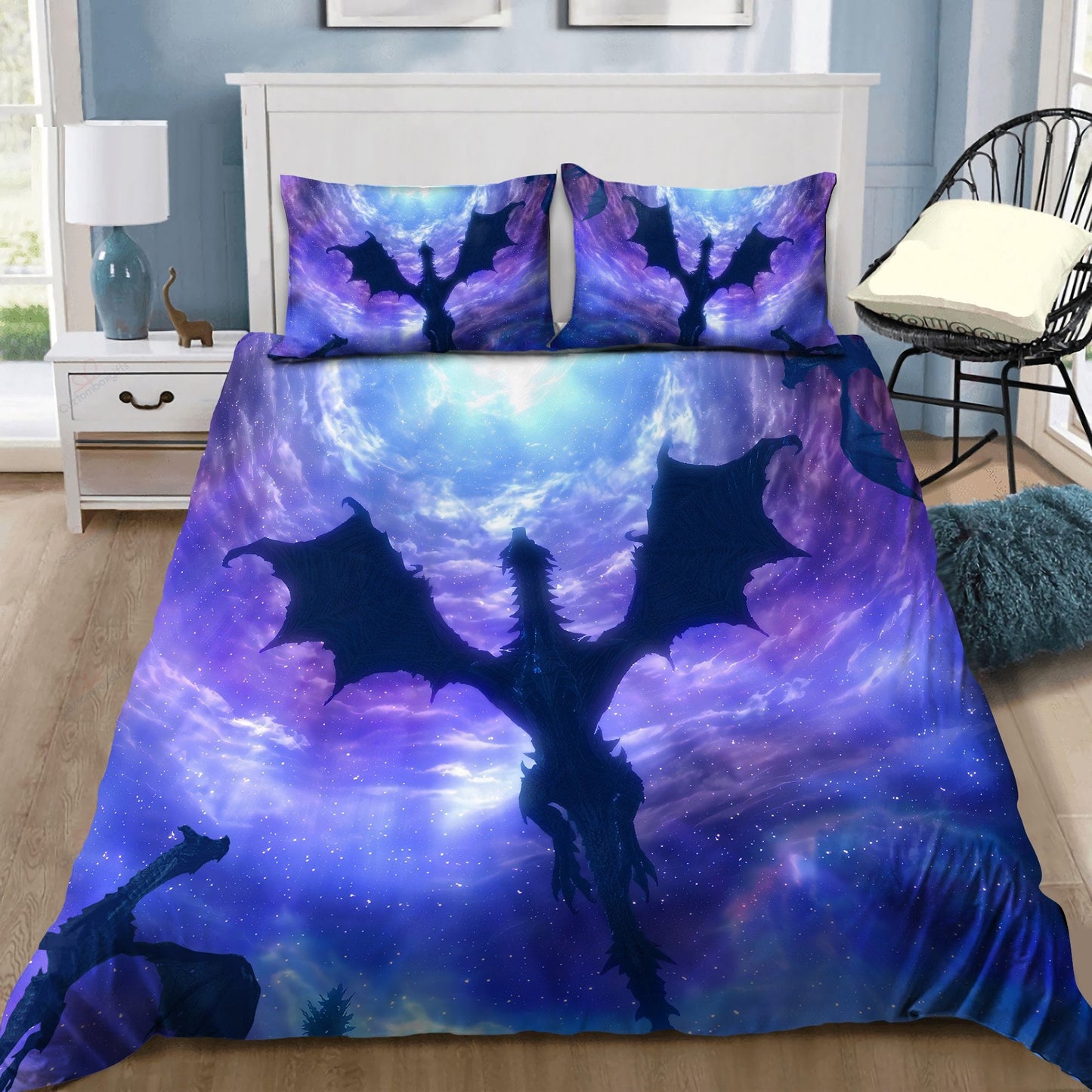 Galaxy Dragon Bedding Set DQB08172005