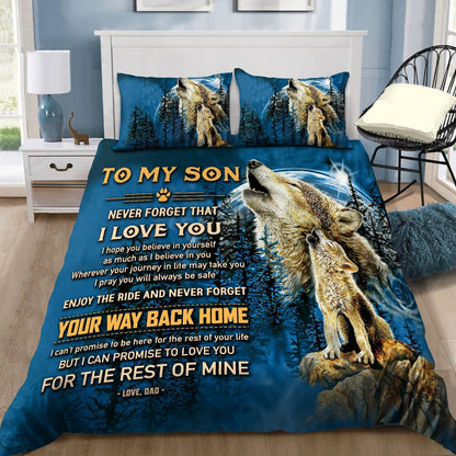 Father and Son Wolf Bedding Set-MEI