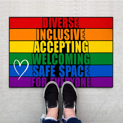 Safe Space For Everyone Doormat Welcome Mat, Best Gift For Home Decoration