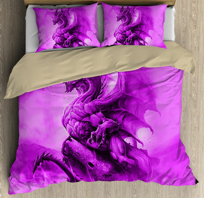 Purple Dragon Bedding Set DQB08132001