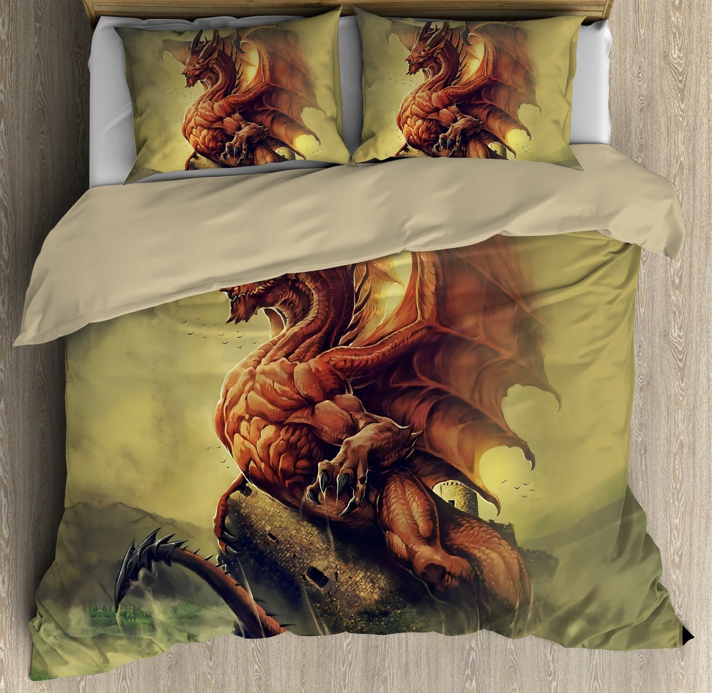 Red Dragon Bedding Set DQB08122003