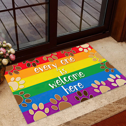 Everyone Is Welcome Here Doormat Welcome Mat, Best Gift For Home Decoration