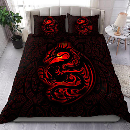 Dragon Tribal Tattoo 3D Over Printed Bedding Set-ML