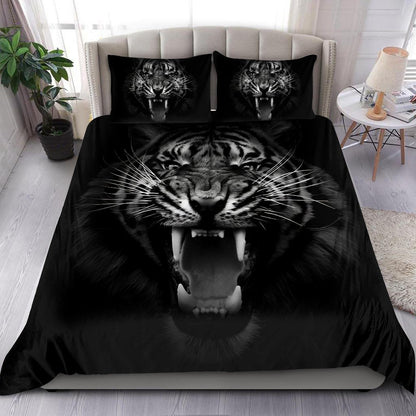 The Tiger Back And White Bedding Set DQB08202004