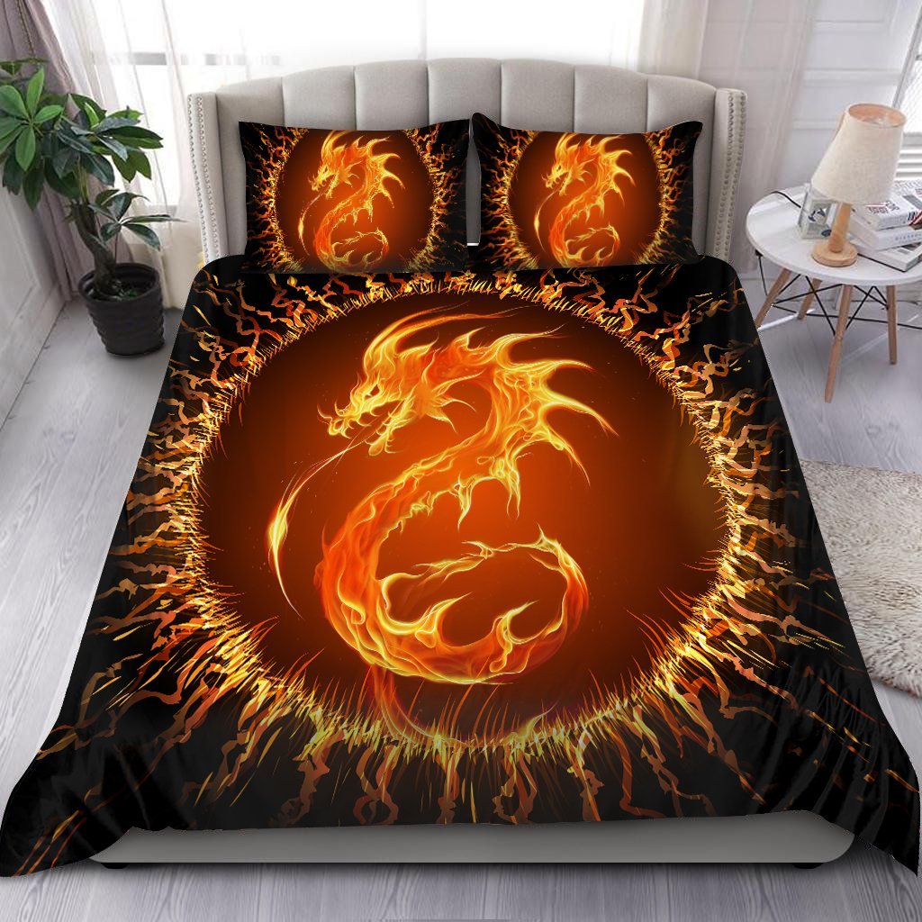 Fire Dragon Bedding Set DQB08192009