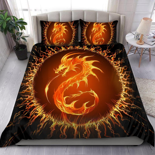 Fire Dragon Bedding Set DQB08192009