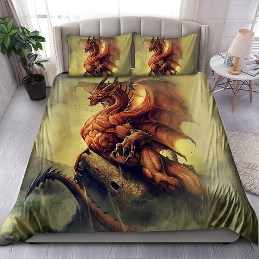 Red Dragon Bedding Set DQB08122003