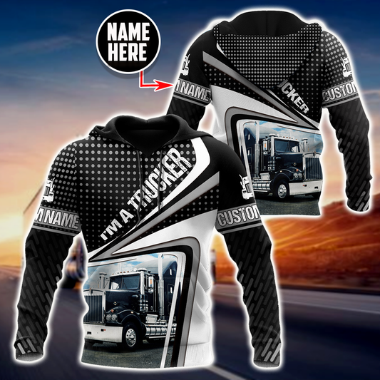 Premium Personalized Unisex All Over Printed I Am A Trucker Shirts MEI