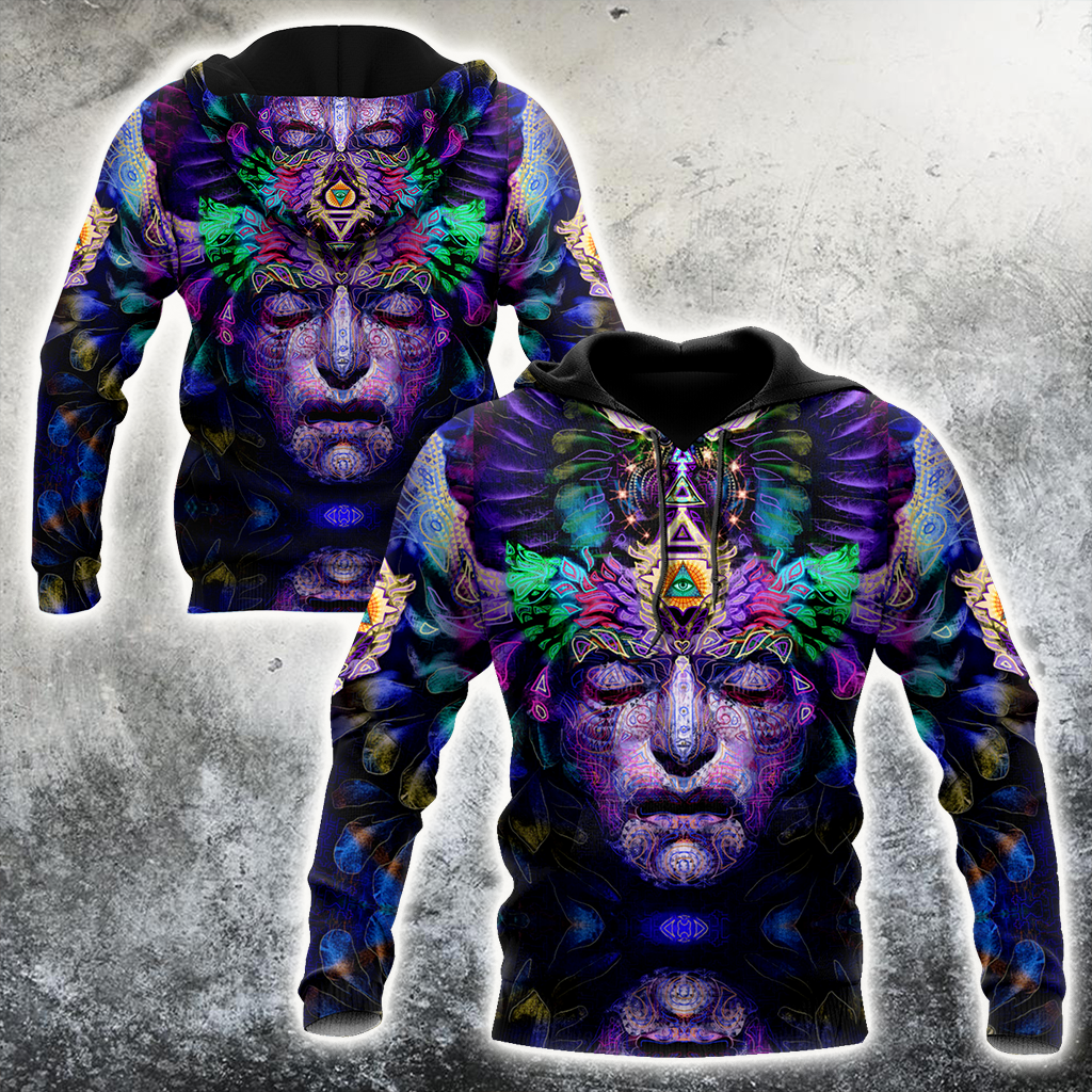 Illuminated 3D All Over Printed Unisex Shirts Psychedelic All Seeing Eyes