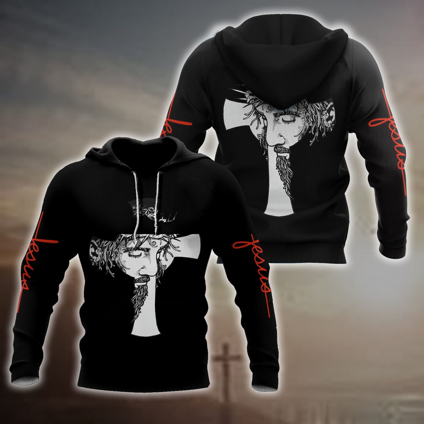 Premium Christian Jesus Easter 3D All Over Printed Unisex Shirts