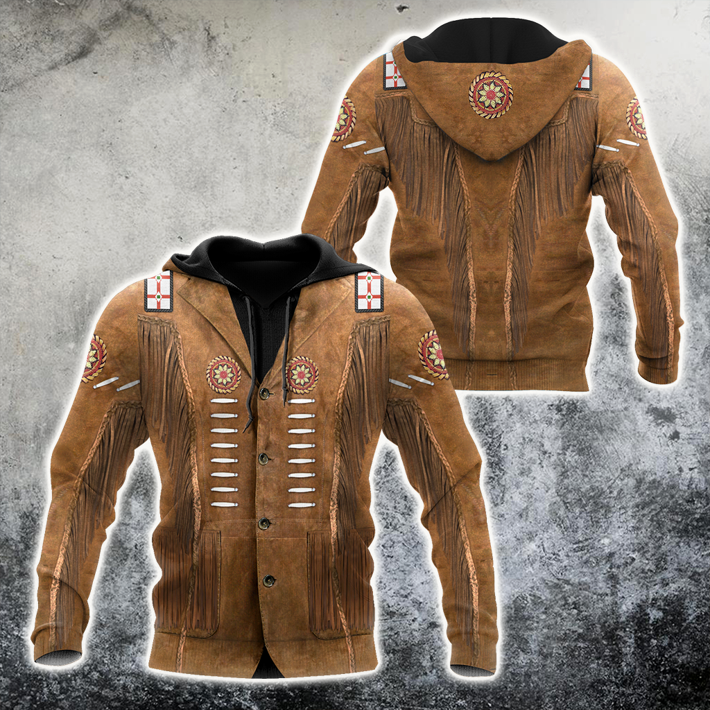 Cowboy Jacket No18 Cosplay 3D Over Printed Unisex Deluxe Hoodie ML