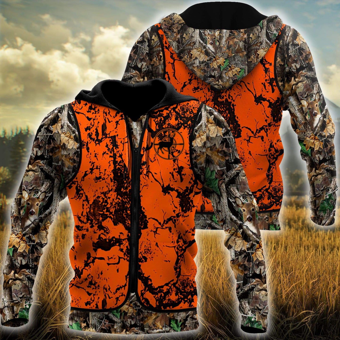 Deer Hunting Camo 3D All Over