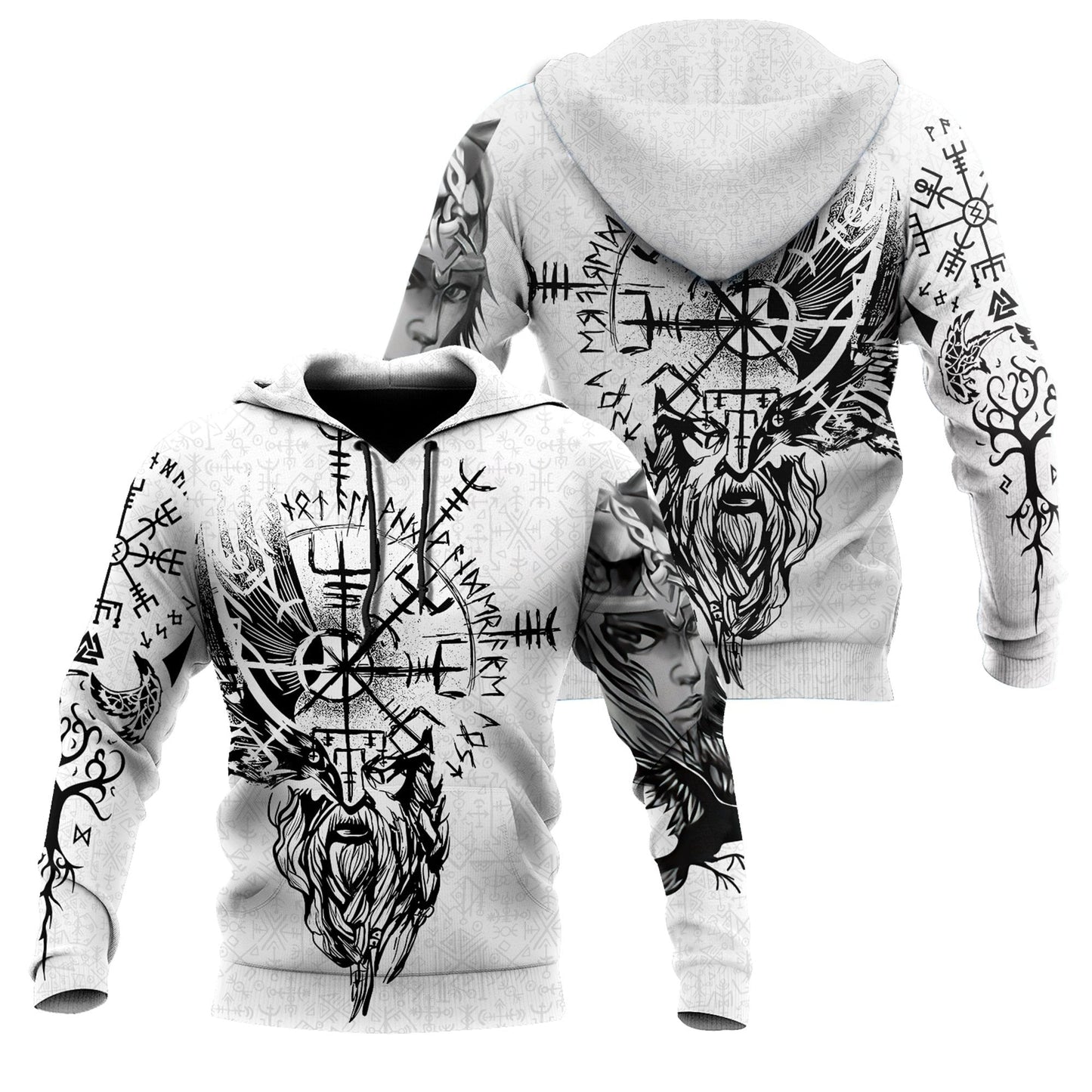 Deer Viking 3D All Over Printed