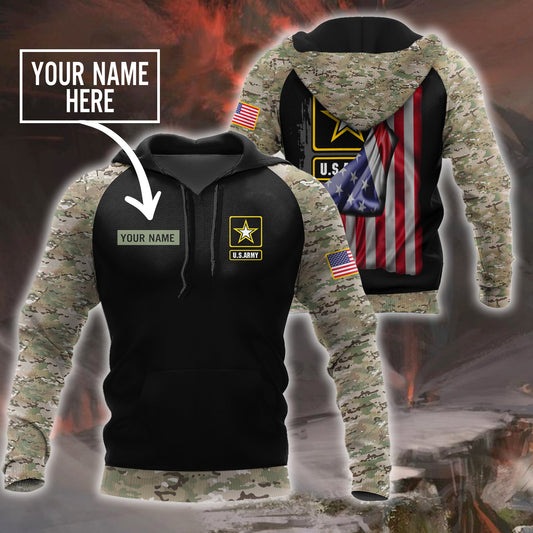 Soldier US Army 3D All Over Printed Shirt Hoodie MP21082002