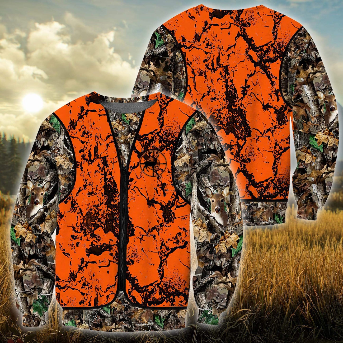 Deer Hunting Camo 3D All Over