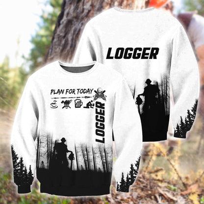 Logger Job Awesome 3d All Over - Amaze Style™-Apparel