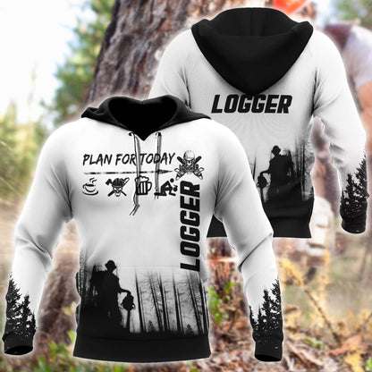 Logger Job Awesome 3d All Over - Amaze Style™-Apparel