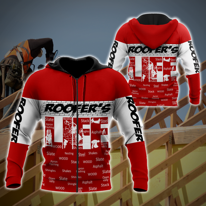 Hard Roofers 3D All Over Printed Shirts