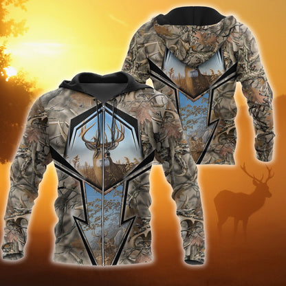 Deer Hunting 3D All Over Printed Shirts For Men NTN08172002-LAM