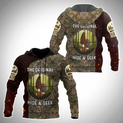 Mushroom hunter The original hide and seek 3d print shirts