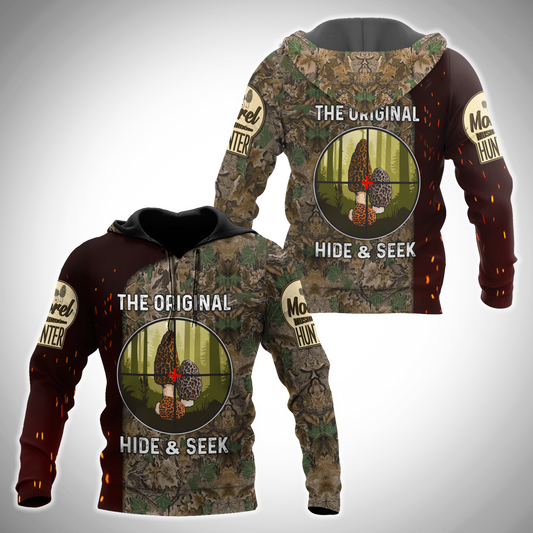 Mushroom hunter The original hide and seek 3d print shirts