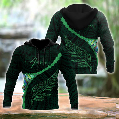 Aotearoa Tattoos New Zealand 3D Unisex Hoodie