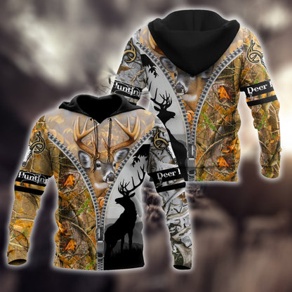 Deer Hunting 3D All Over Printed Shirts For Men HHT27082002-LAM