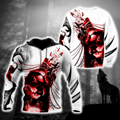 Premium 3D Printed Wolf Shirts MEI