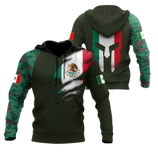 Mexico Coat Of Arm 3D All Over Printed Shirts DQB10142002