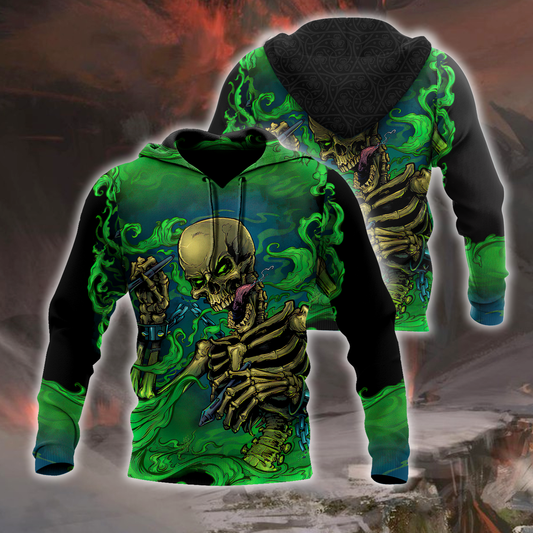 Skull get high 3D all over printed for man and women