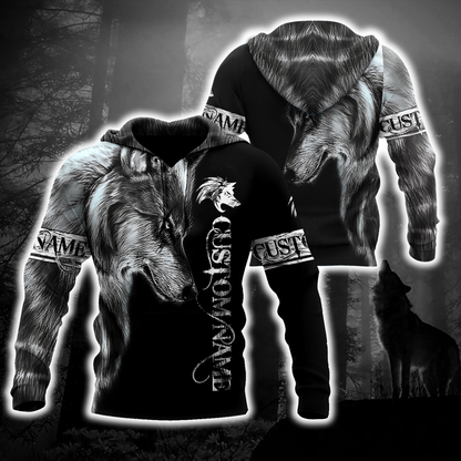 Personalized Wolf  All Over Printed Shirts For Men and Women MH010920S3