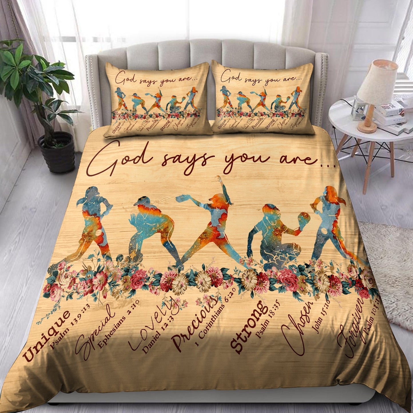 Softball-God Says You Are Bedding Set Pi20072002