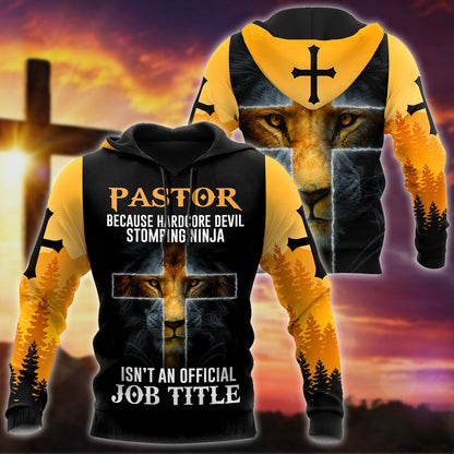 Pastor Because Devil Stomping Ninja Isn't Job Title-TA
