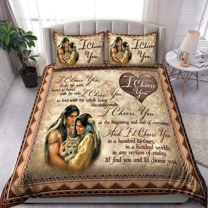 Native American Couple Bedding Set-MEI