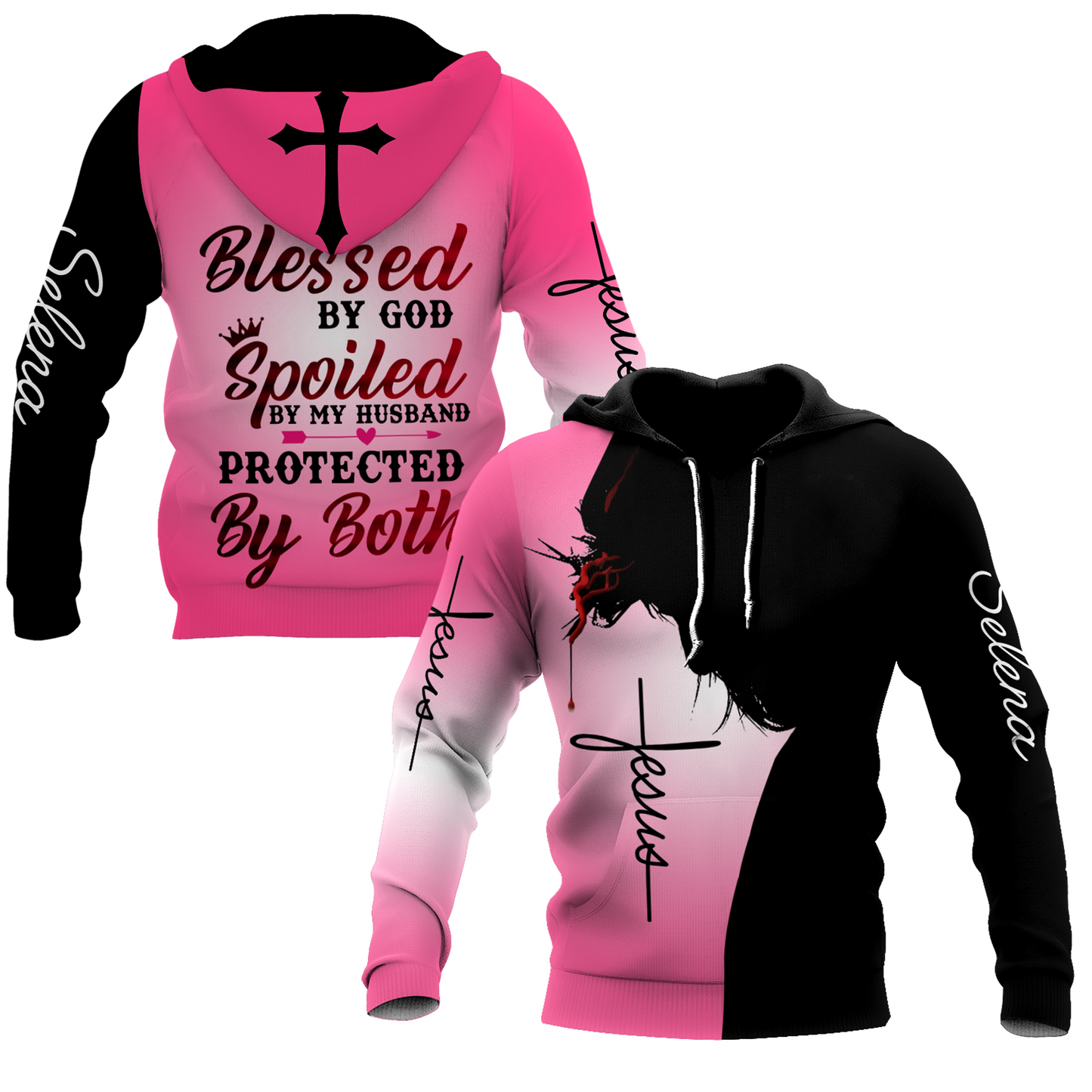 Blessed By God Spoiled By My Husband 3D All Over Printed Shirts NDD10262004