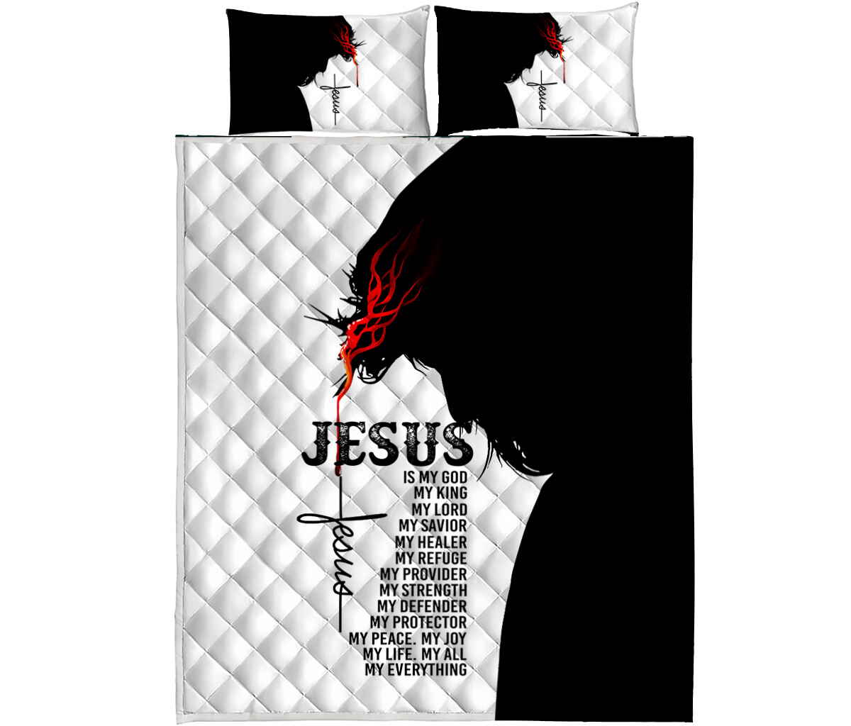 Jesus Easter Quilt Bedding Set TT JJ040502 - Amaze Style™-Bedding Set