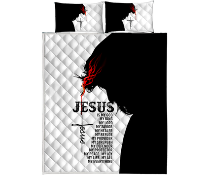 Jesus Easter Quilt Bedding Set TT JJ040502 - Amaze Style™-Bedding Set