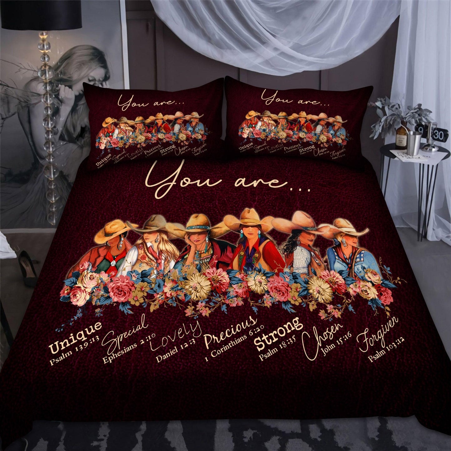 Cowgirl-Gods Say You Are Bedding Set Pi31072001