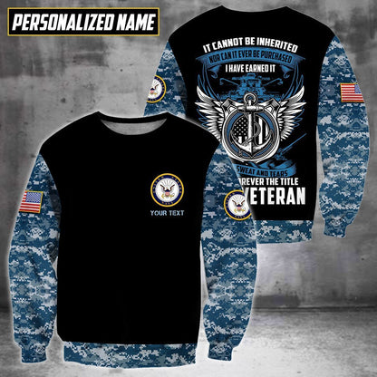 All Over Printed Navy Veteran Hoodie Pi28082001-MEI