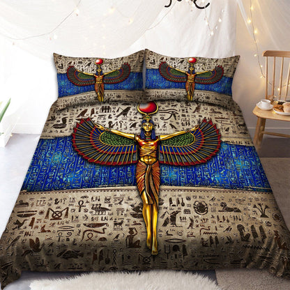 Ancient Egyptian Isis Goddess Bedding Set Pi29062003