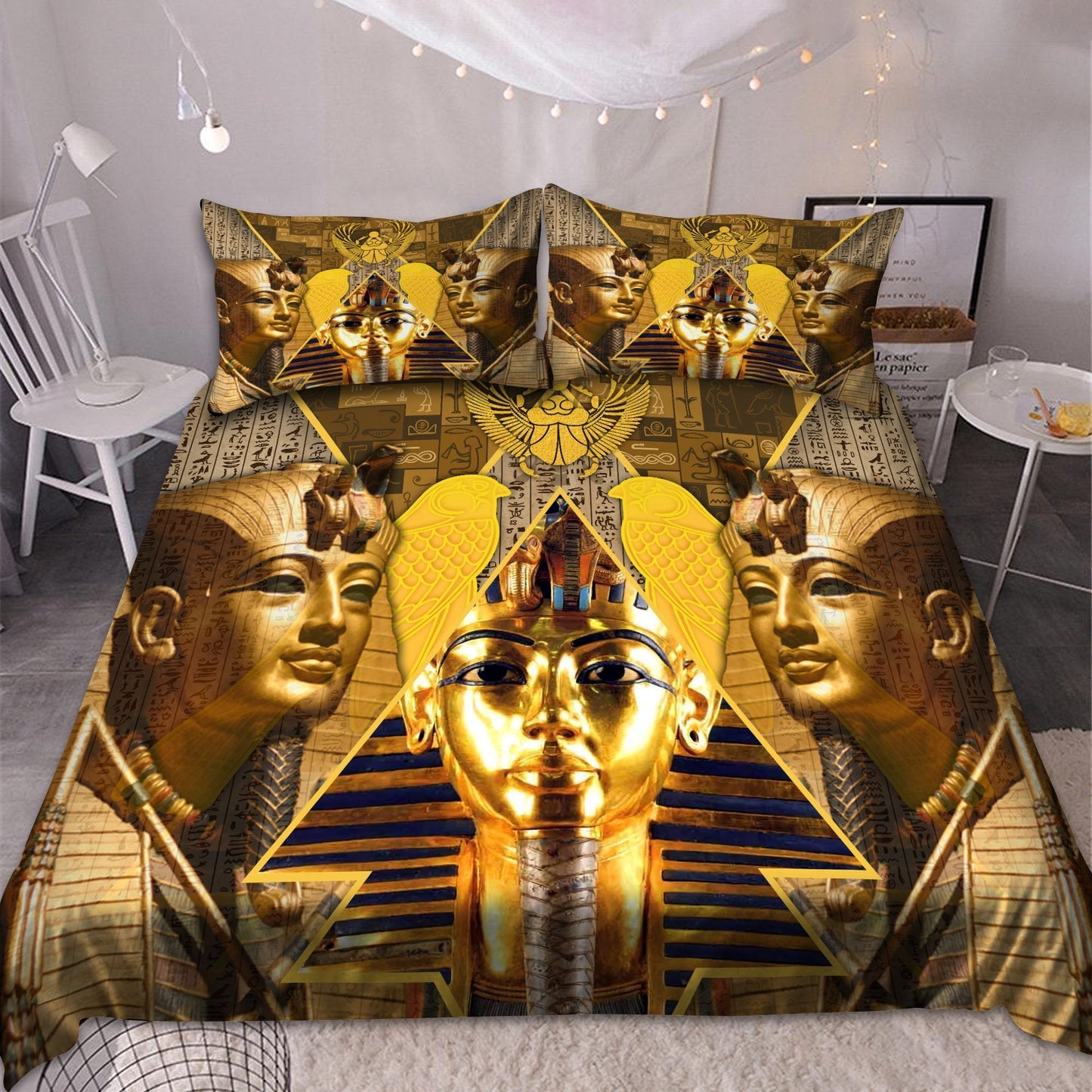 Ancient Egyptian Pharaoh Bedding Set Pi26062003