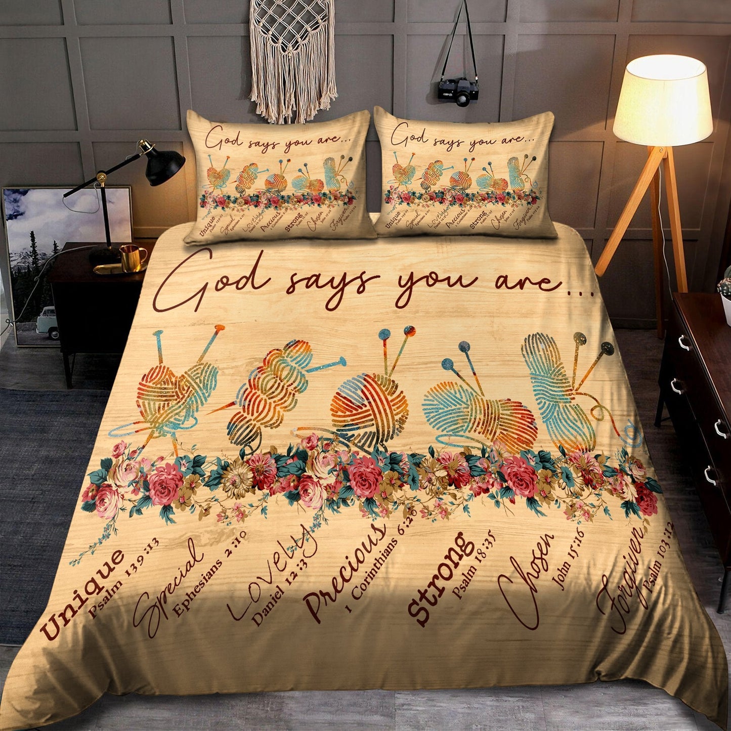 God Says You Are Bedding Set Pi20072003