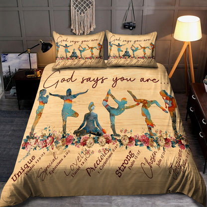 Yoga-God Says You Are Bedding Set Pi20072001