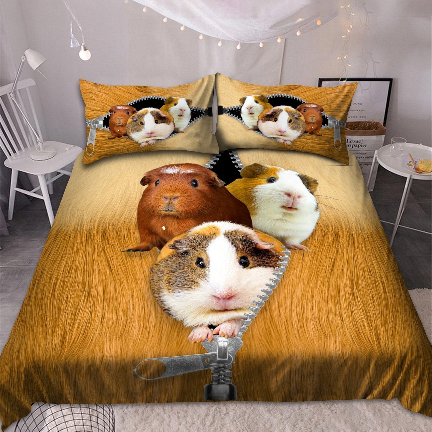 Guinea Pig Zipper Bedding Set Pi22072001