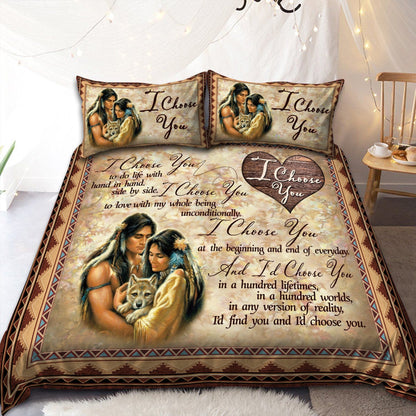 Native American Couple Bedding Set-MEI
